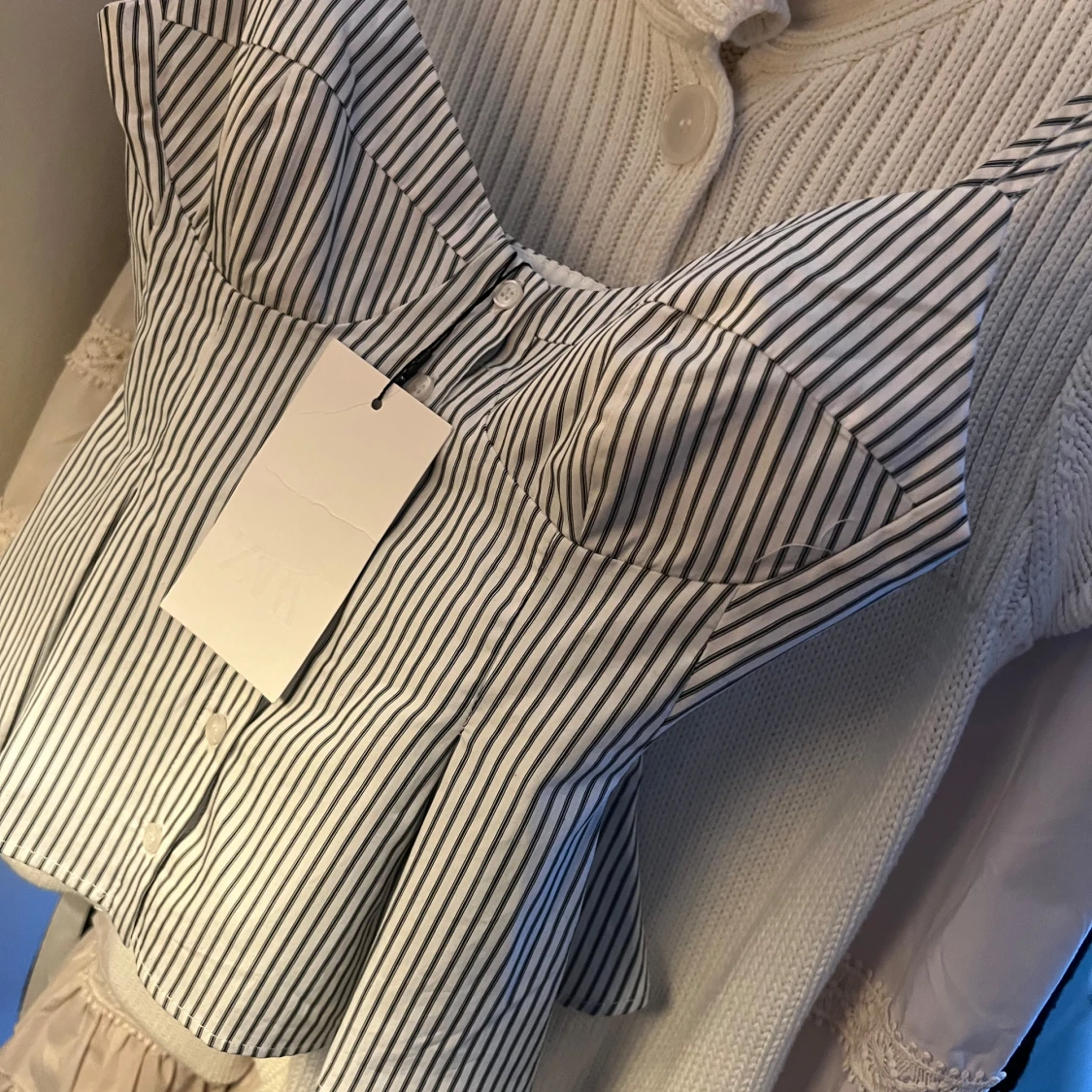 Randig korsettopp från Zara