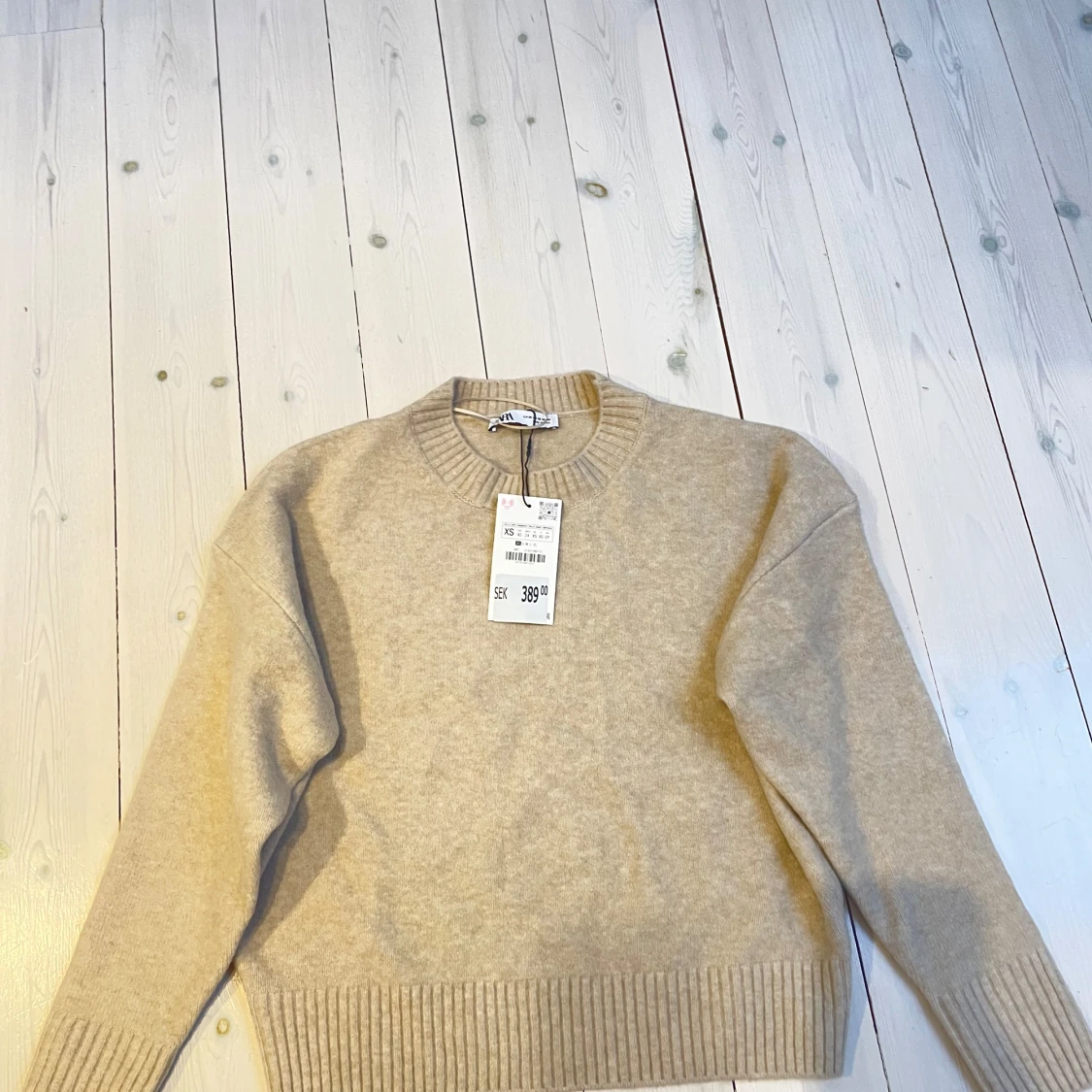  Beige tjocktröja - 3