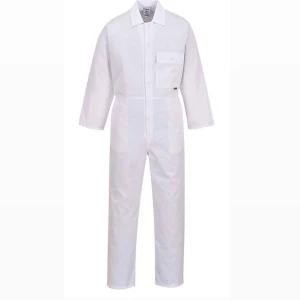 Vit Student overall 2st - Säljer två helvita student overaller med lång ärm och krage. Overallerna har knäppning framtill och en bröstficka med lock. Helt oanvända med prislapp. Matrialet går att måla på. Storlek XS men skulle även kunna passa S och M. 