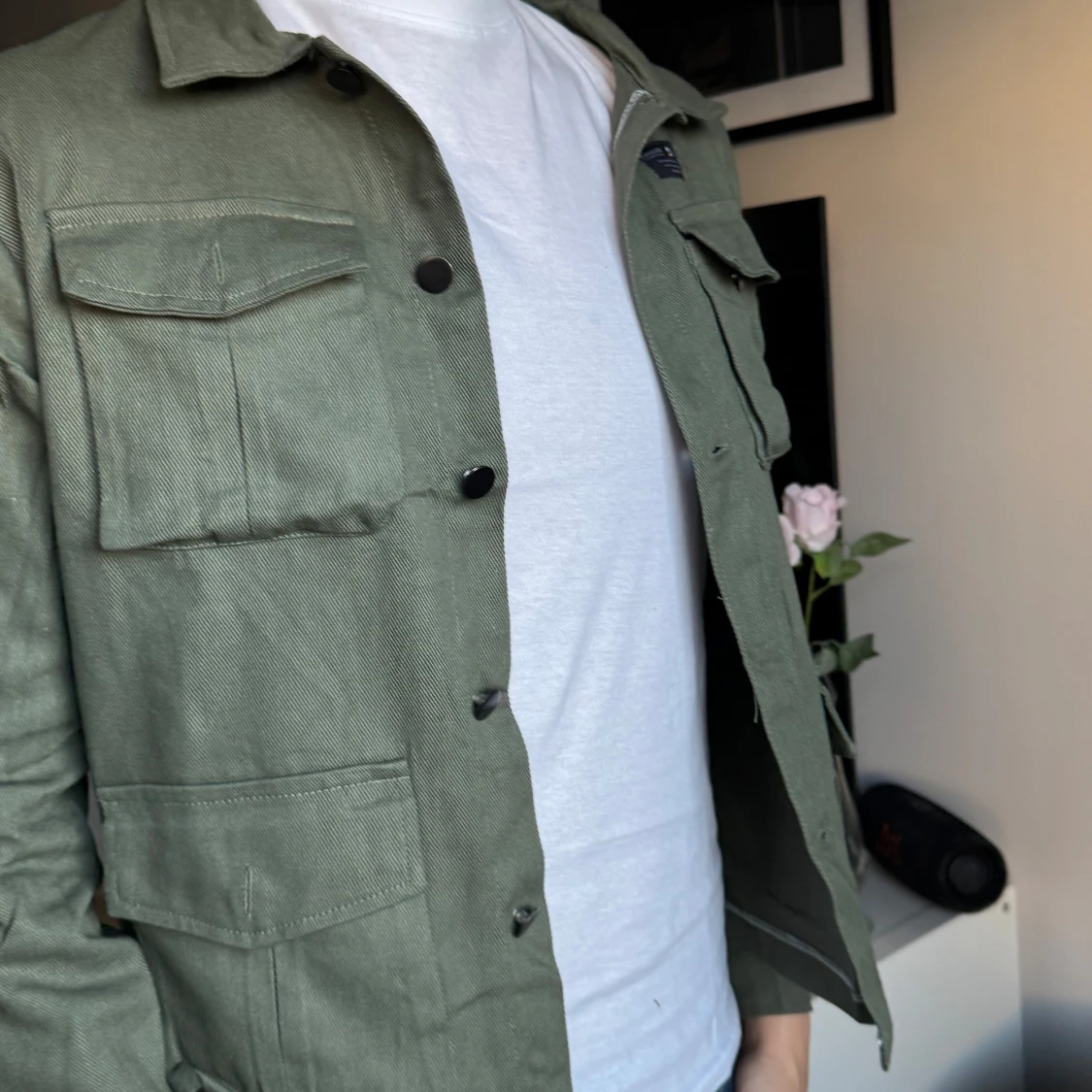 Grön overshirt  - 1