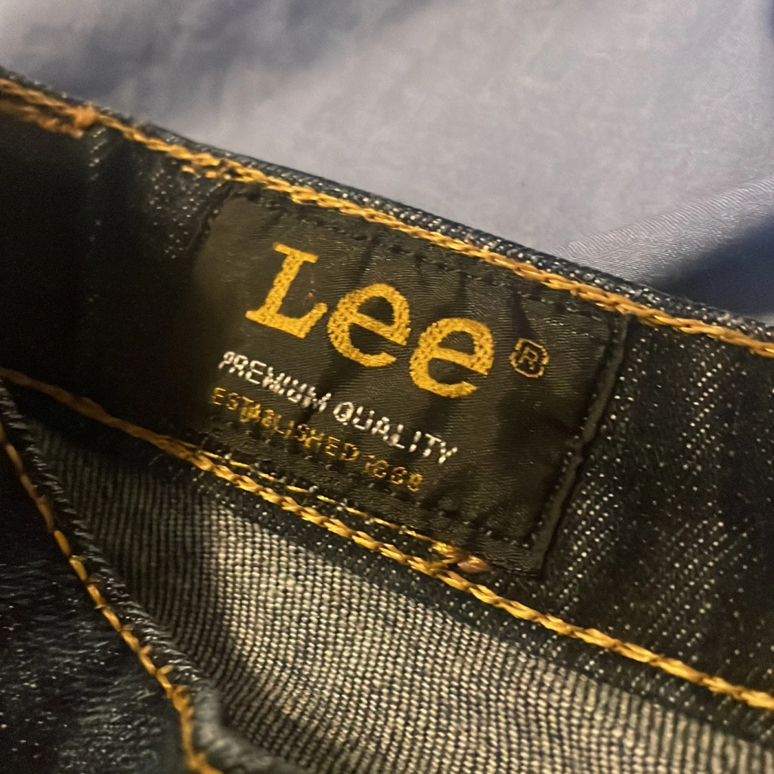 Mörkblå jeans från Lee - 2