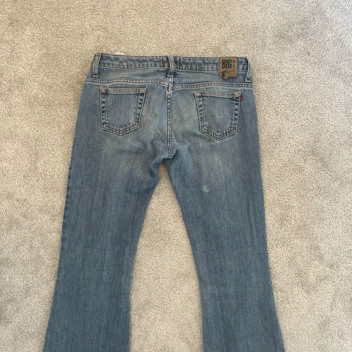 Blå bootcut jeans från Big Star - 1