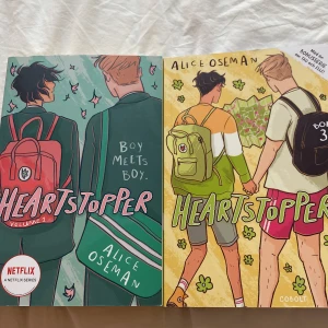Heartstopper bok 1 & 3 - Bok 1 är på engelska  Bok 2 är på svenska Båda för 50 kr 💙