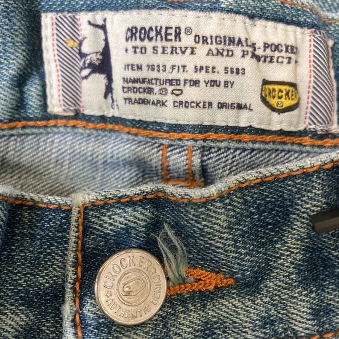 Blå jeans från Crocker - 1