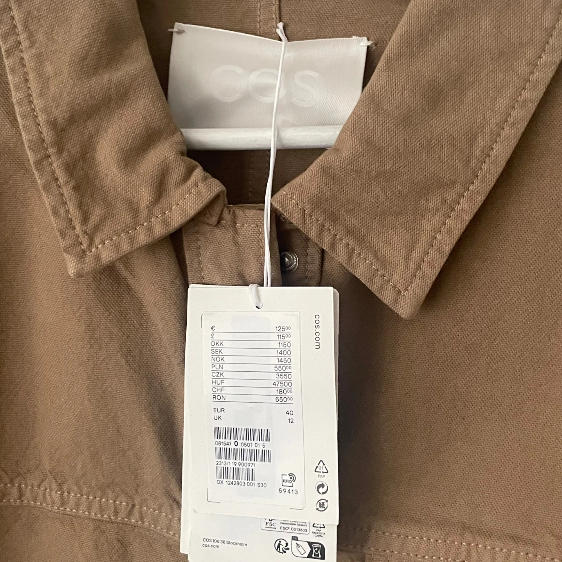 Beige overshirt från COS - 1
