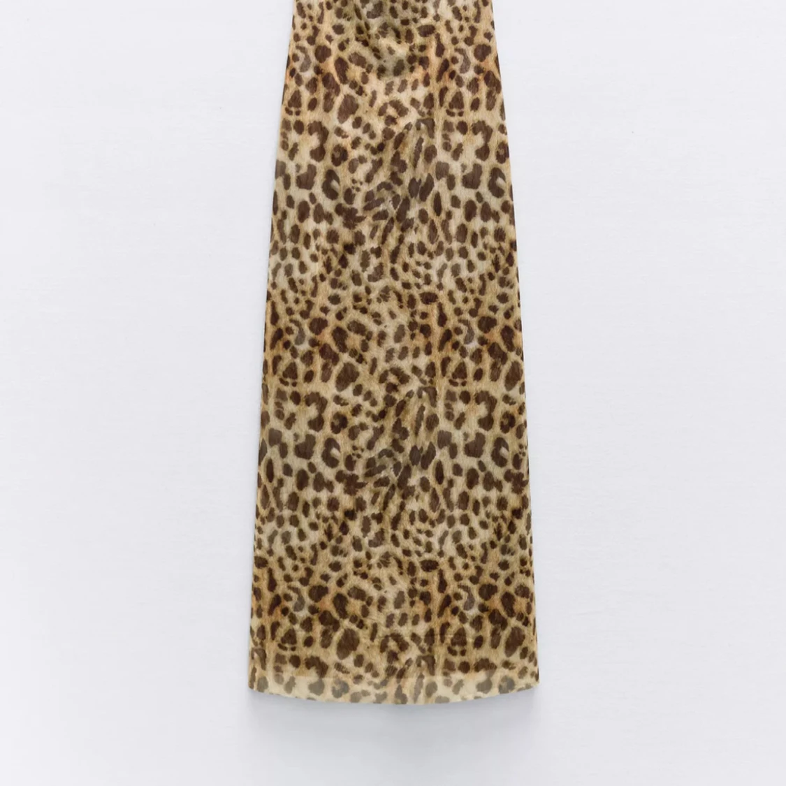 Leopardmönstrad långklänning Zara  - 2