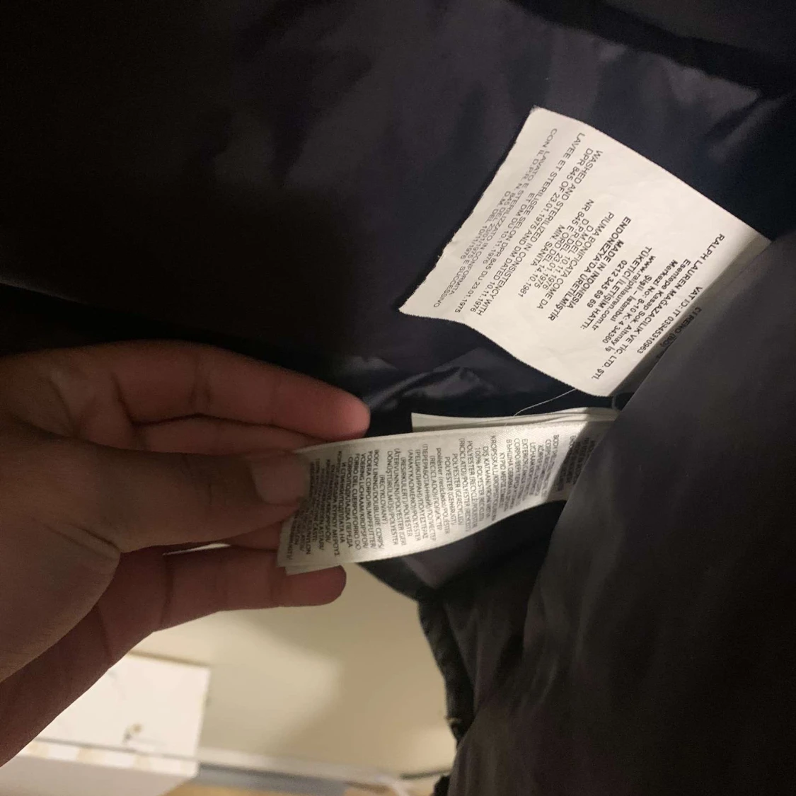 Svart dunjacka från Polo Ralph Lauren - 2