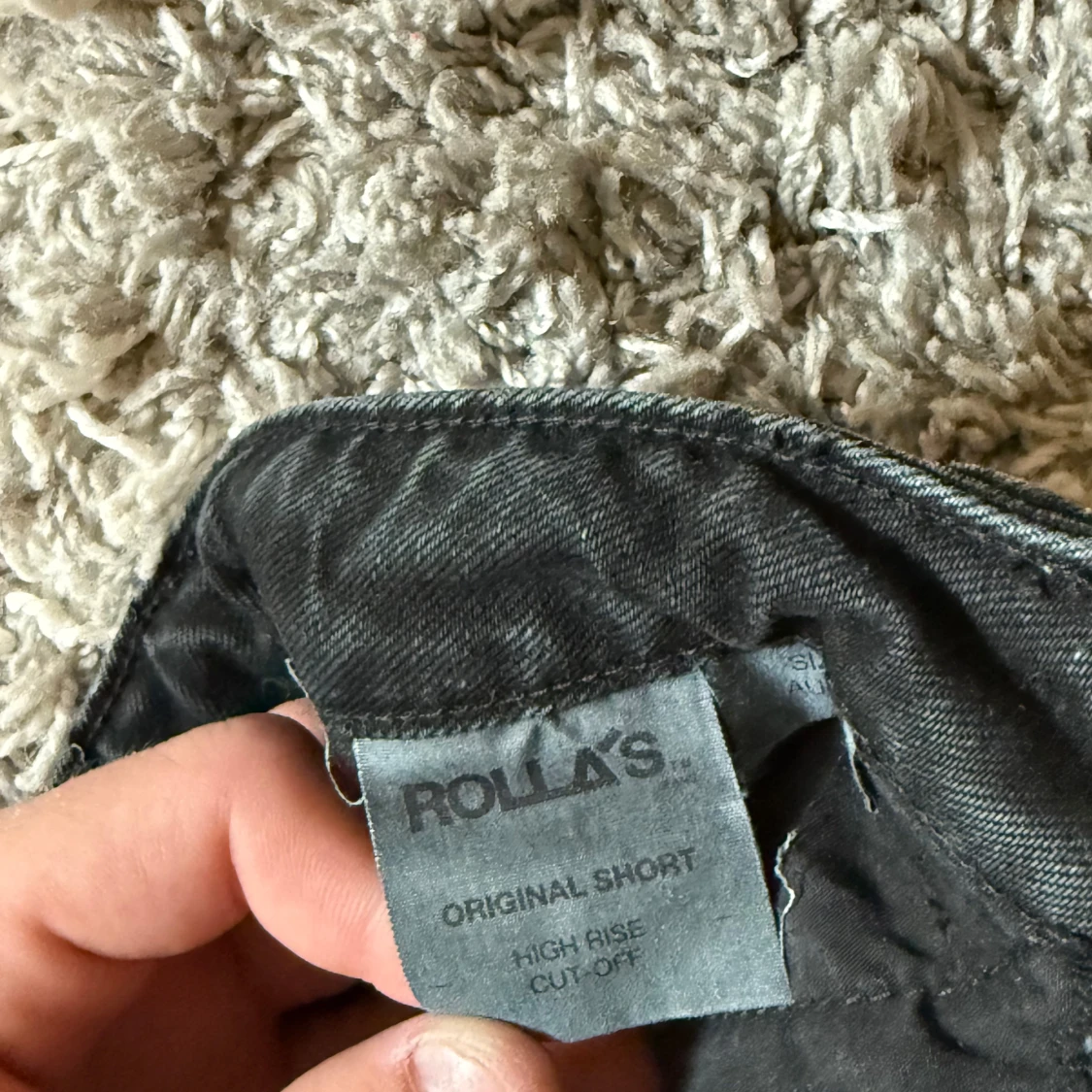 Svarta jeansshorts från Rolla's - 1