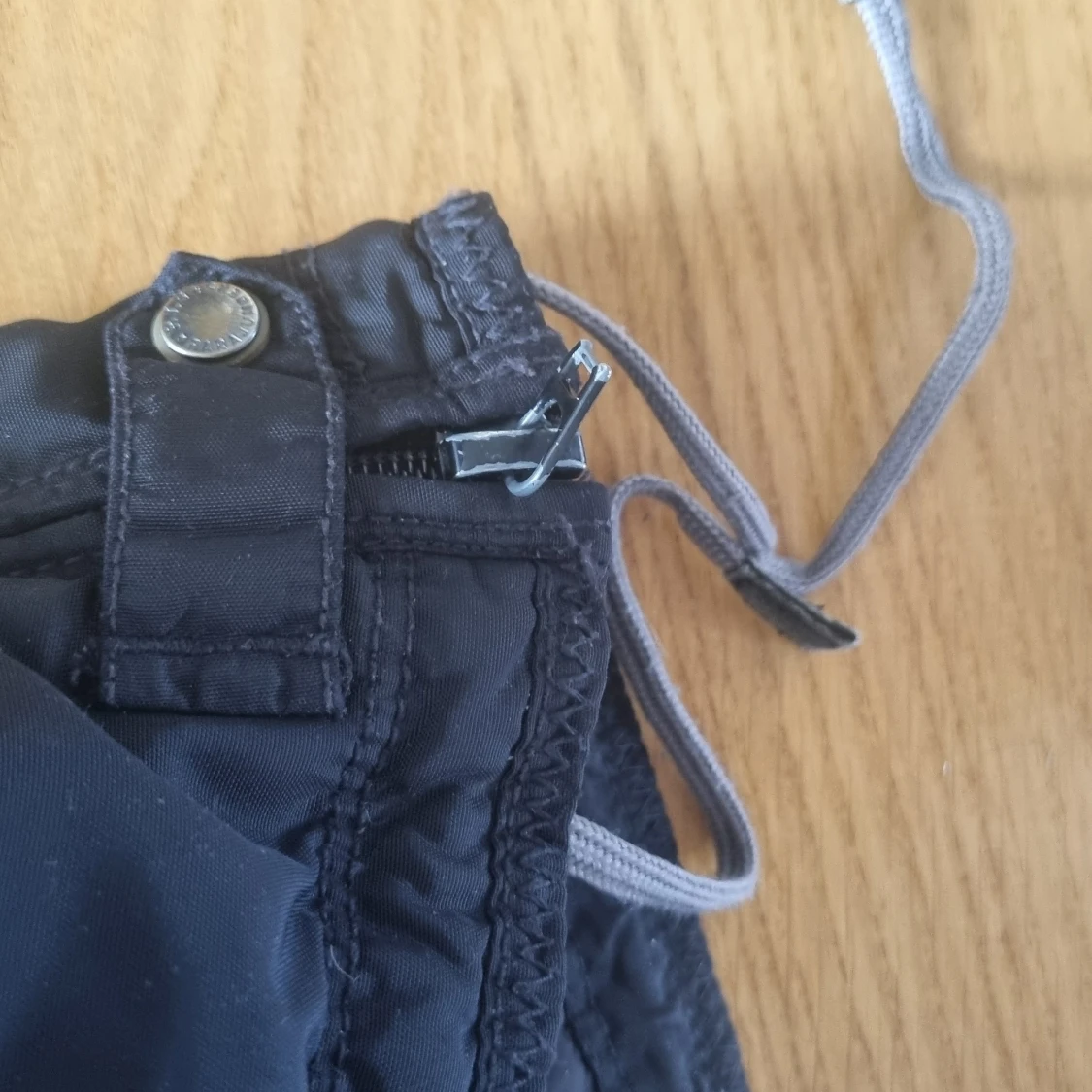 Svart lång dunjacka Parajumper stl L - 4