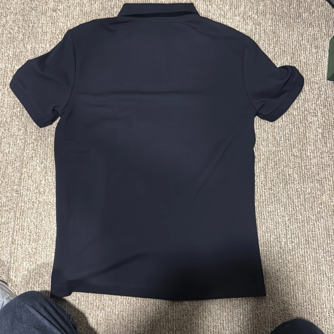 Marinblå pikétröja från Hugo Boss - 1