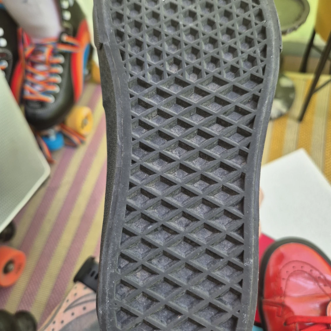 Röda Vans Bowie sneakers high - 3