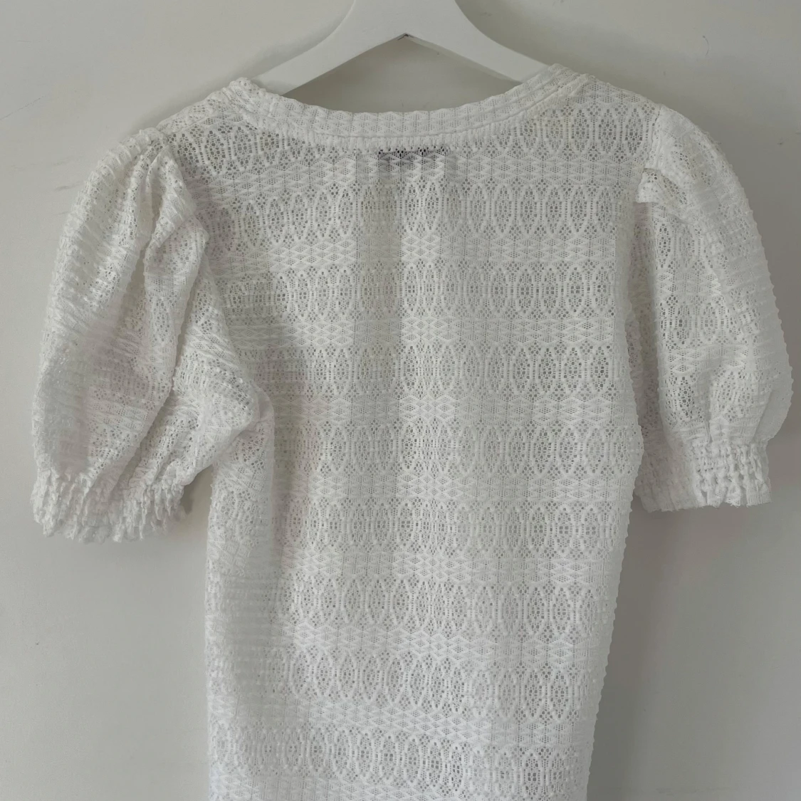 Vit spetsblus från Reserved XS - 3