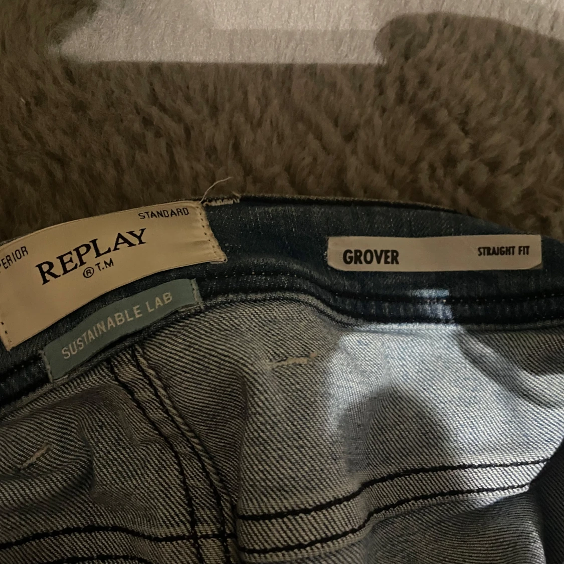 Replay Grover ljusblå straight jeans - 2