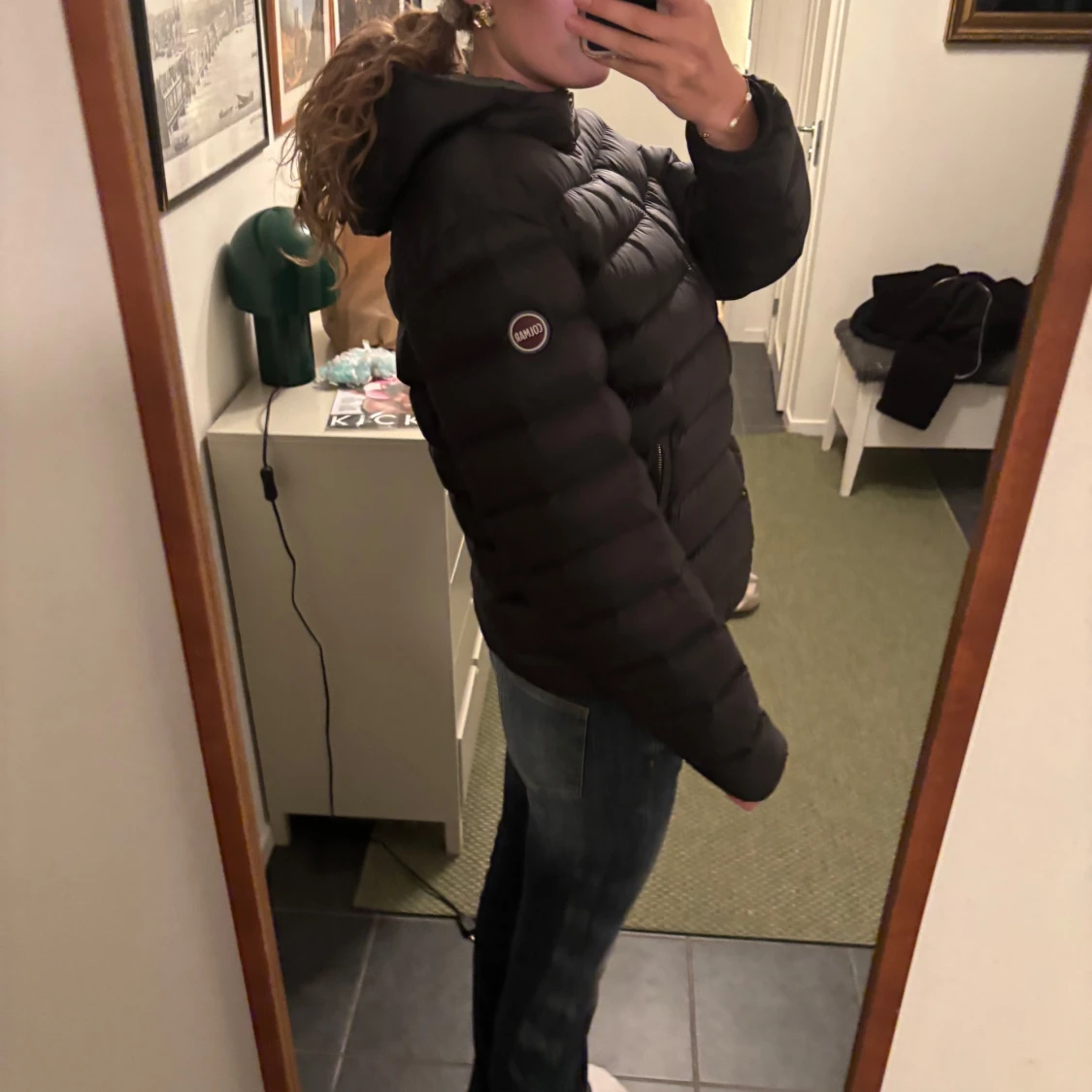 Svart pufferjacka från Colmar - 1