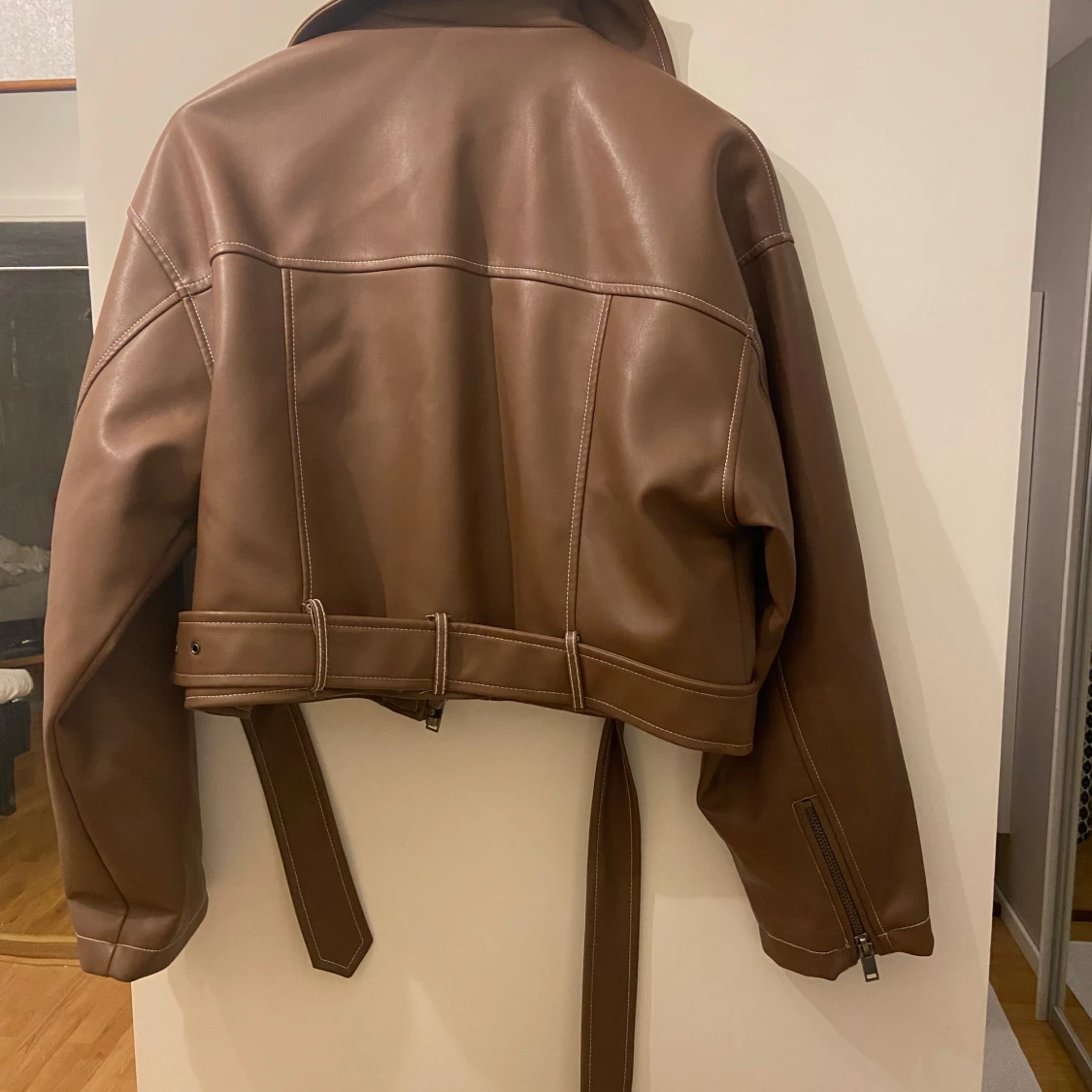 Brun skinnjacka från Bianca x Nelly - 1