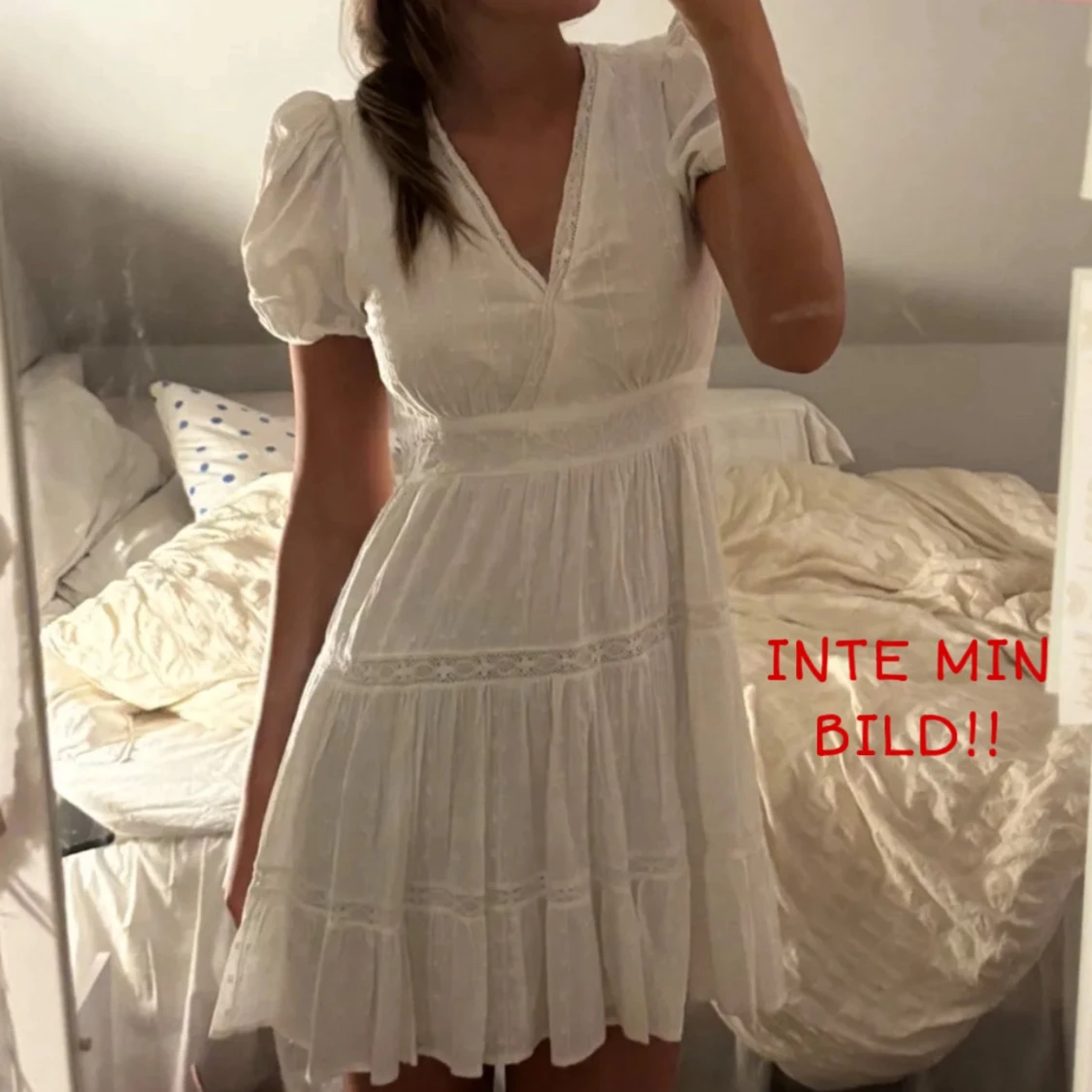 Vit klänning i mycket bra skick