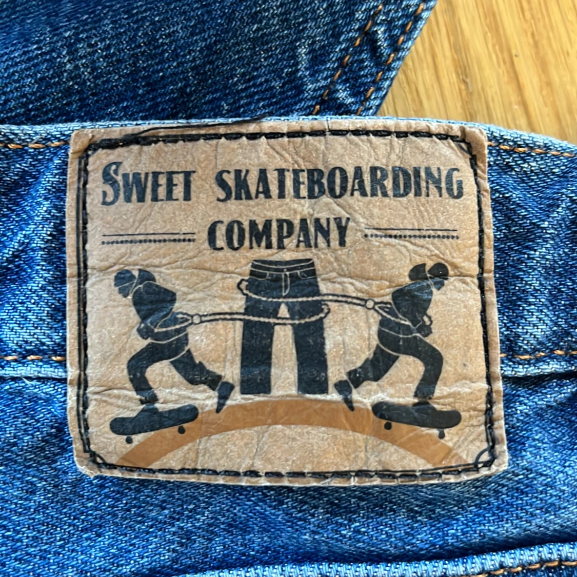 Blå jeans från Sweet Skateboarding Company - 3
