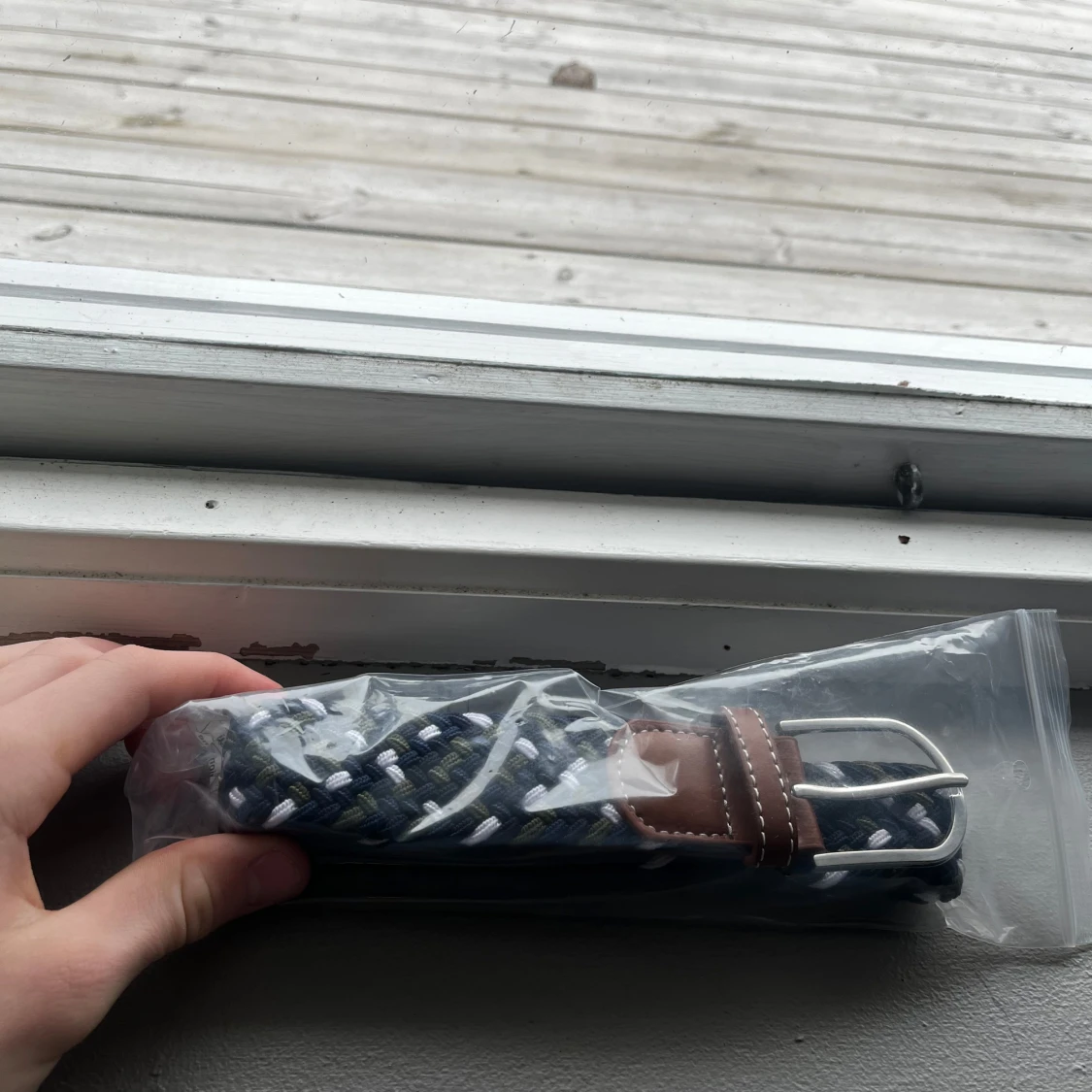 Flätat bälte 🟦🟫⬜️ - 1