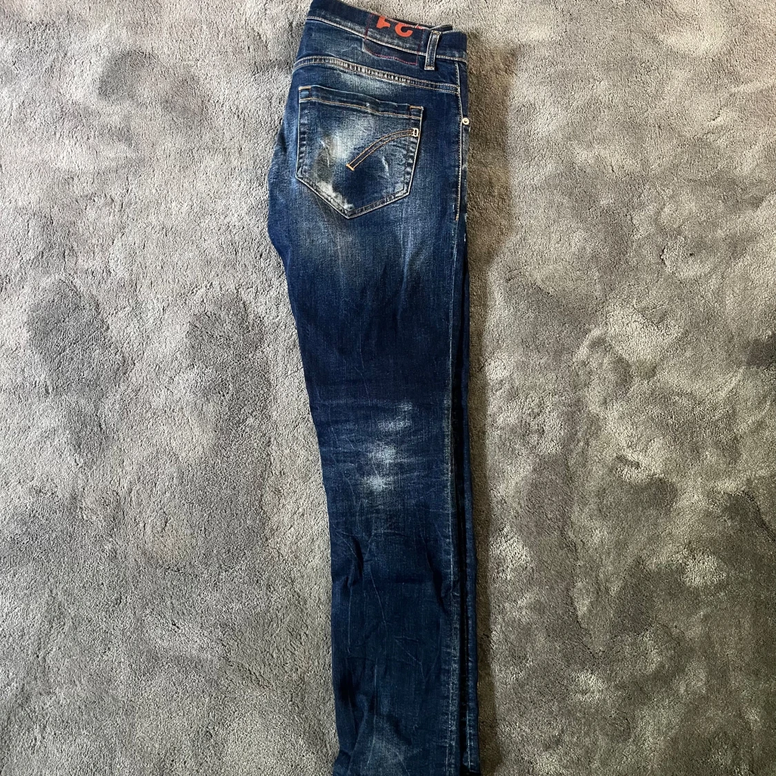 Dondup destroyed Geroge blå jeans - 1