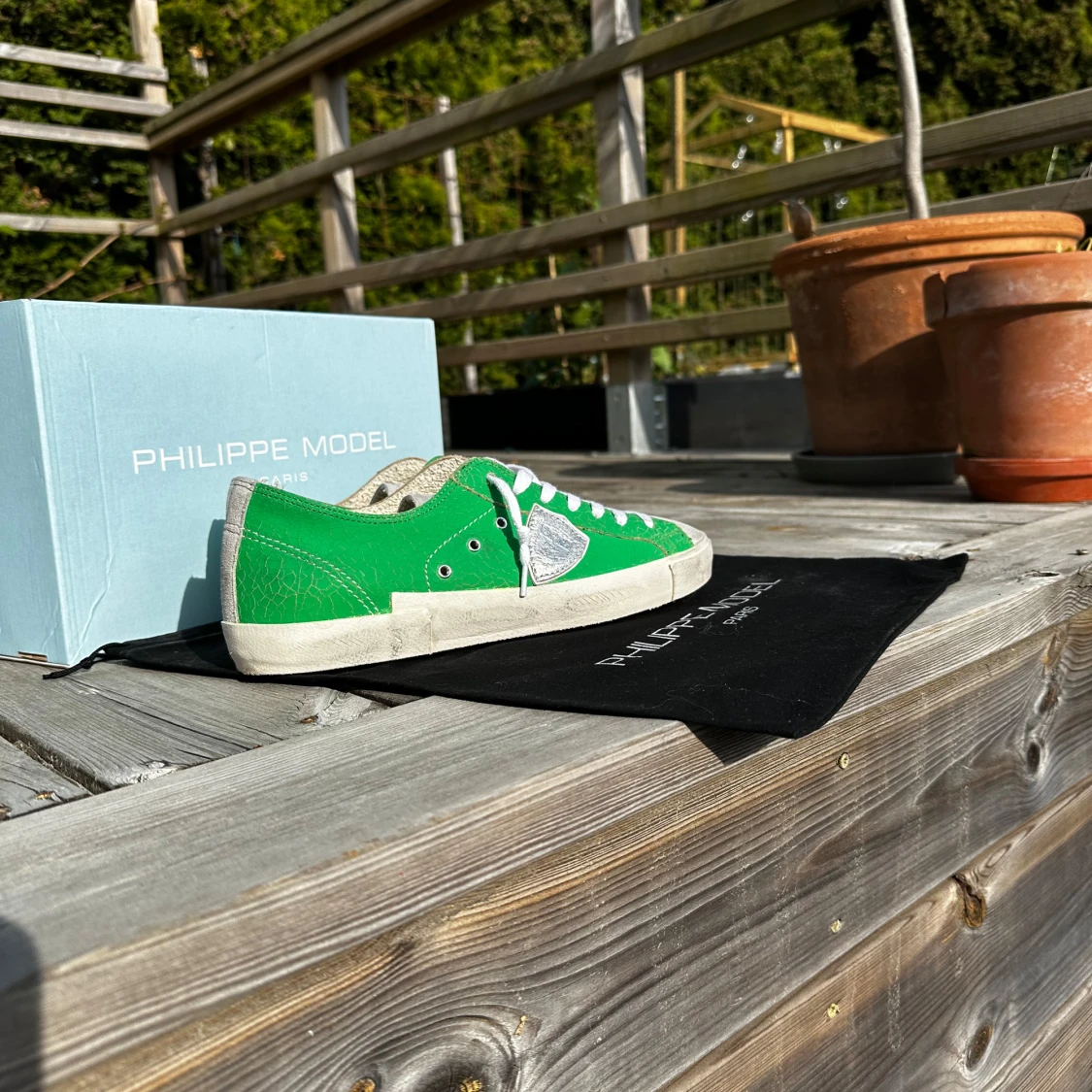 Gröna sneakers från Philippe Model - 1