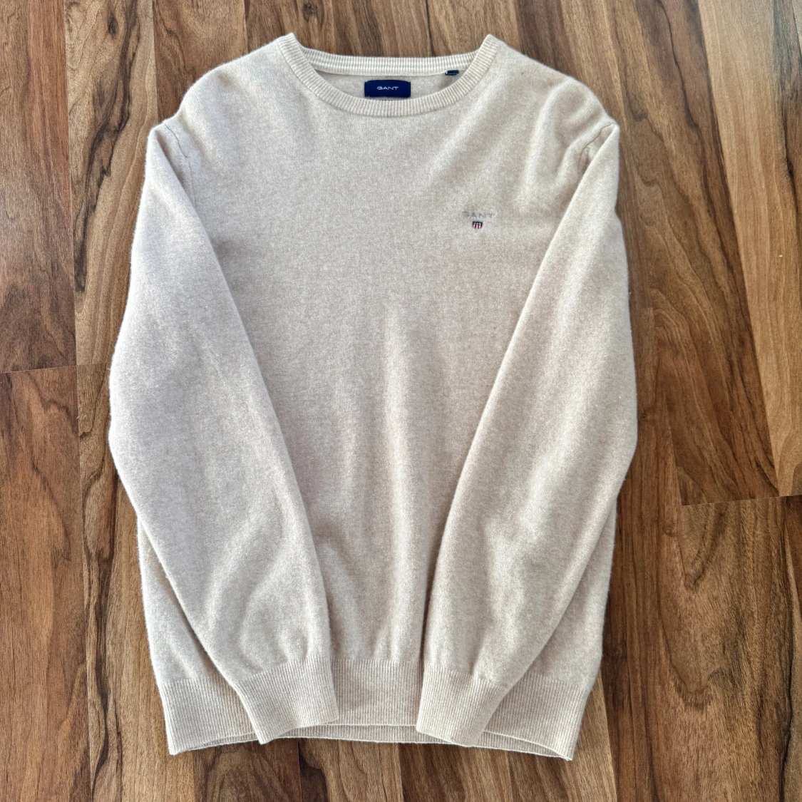 Beige ulltröja från Gant