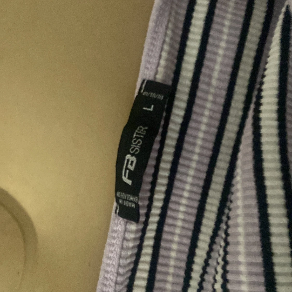 Randig ribbad linnetopp från FB SISTER - 2