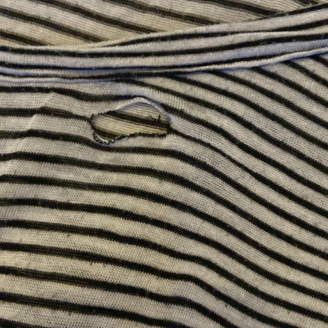 Randig långärmad tröja i bomull - 2