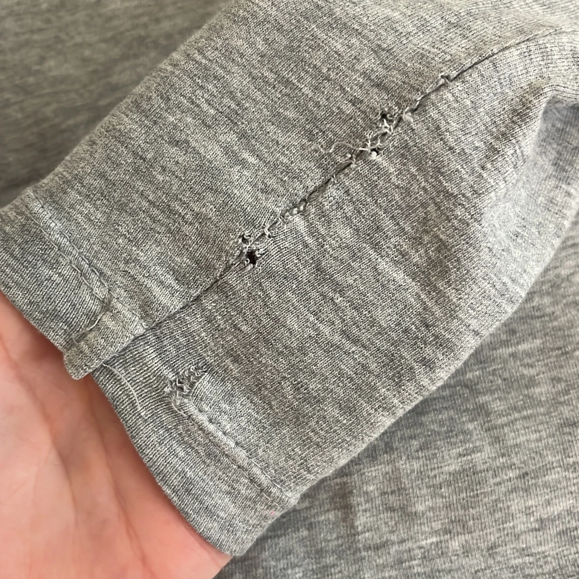 Grå långärmad tröja från 157, XS - 3