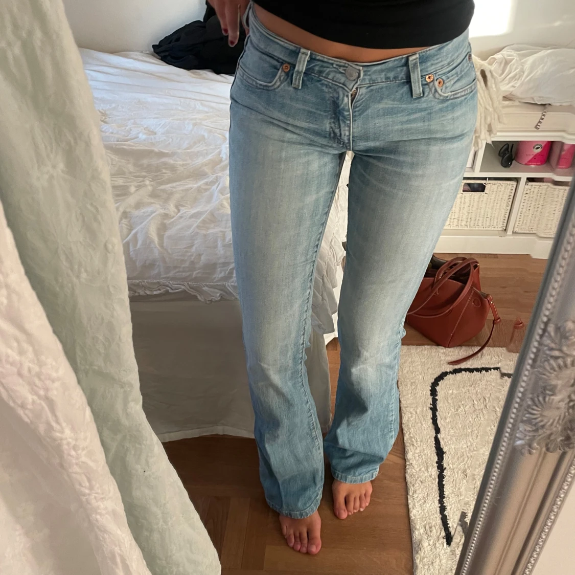 Levis 527 ljusblå bootcut jeans - 1