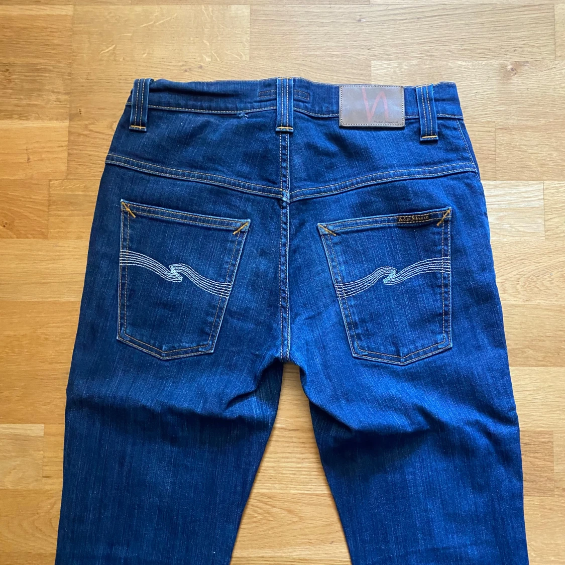 Blå jeans från Nudie Jeans Co straight fit - 3