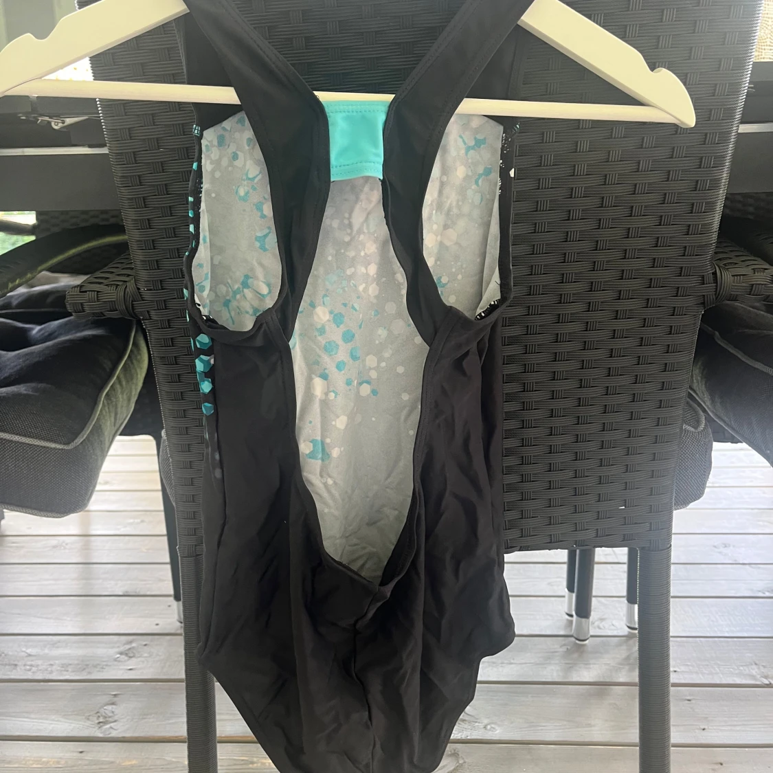 Svart baddräkt från SOC med mönster - 1