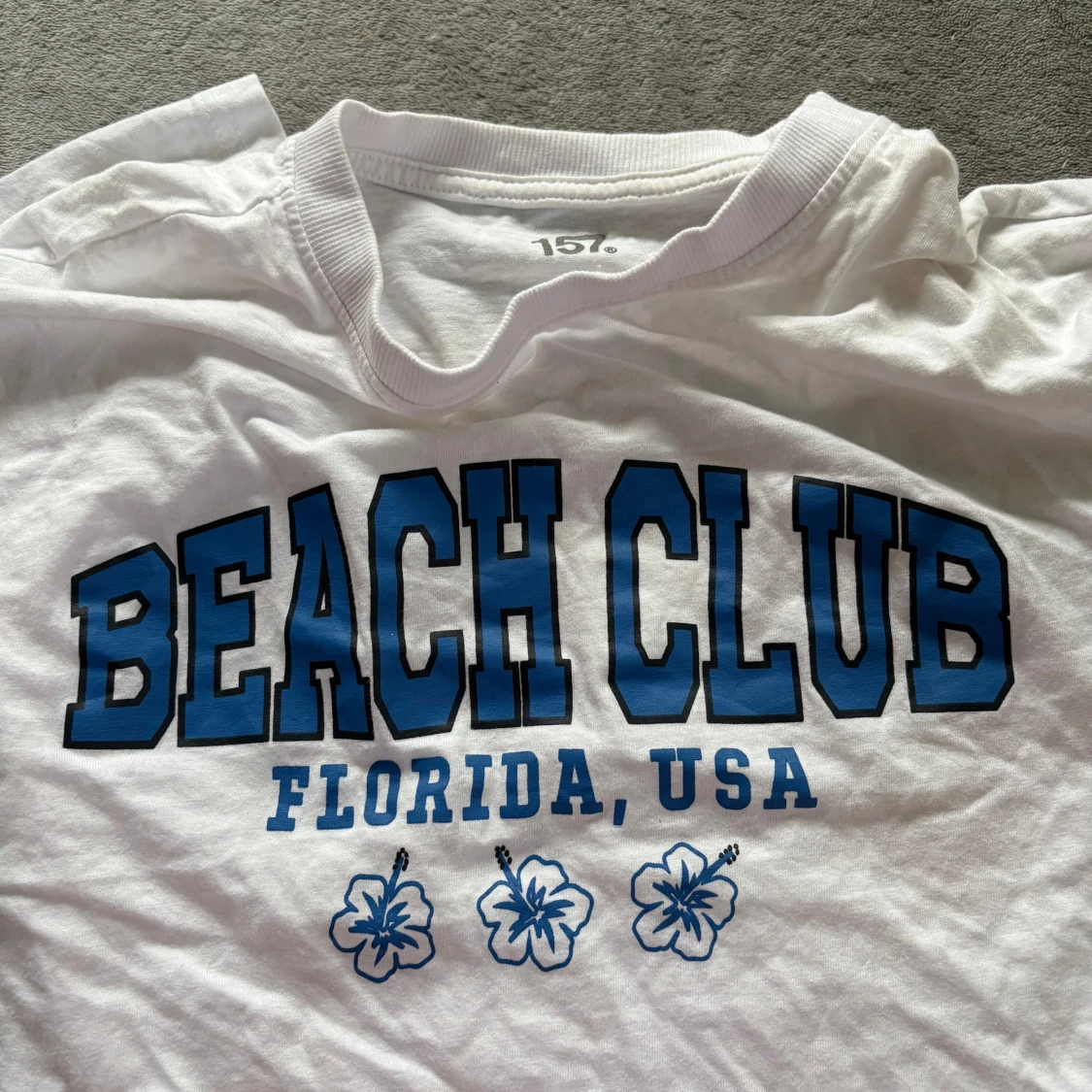 Vit BEACH CLUB t-shirt från Lager 157 - 3