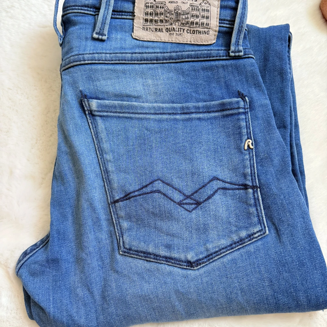 Replay blå jeans straight fit