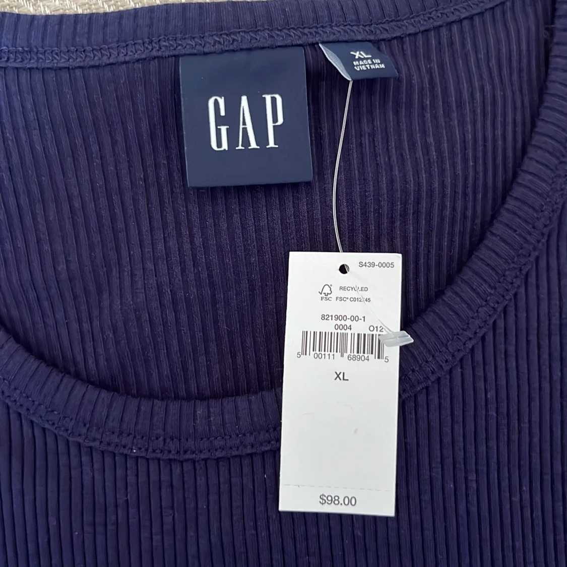 Mörkblå långklänning från GAP XL - 1