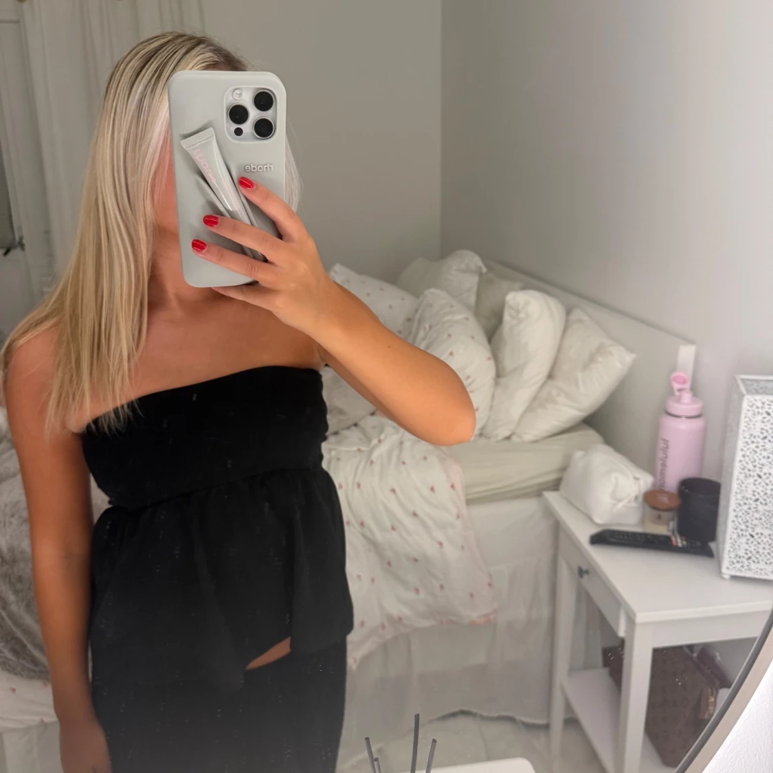 Svart bandeau tubtopp - 1