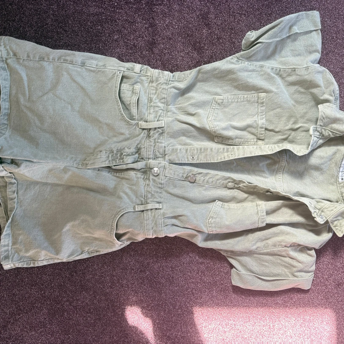 Ljusgrön shortsdress från Zara - 2