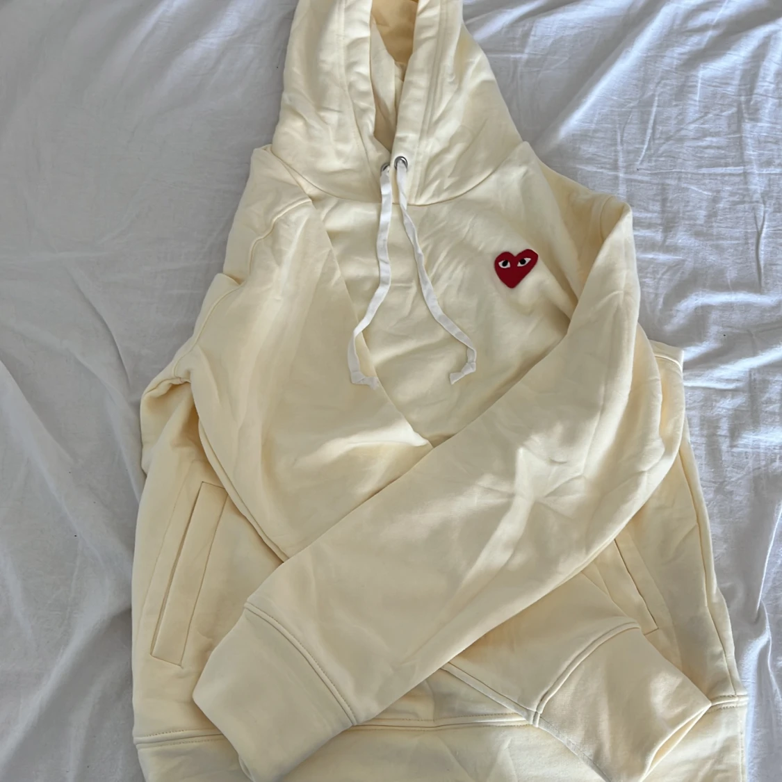 Beige hoodie Comme des Garçons Play