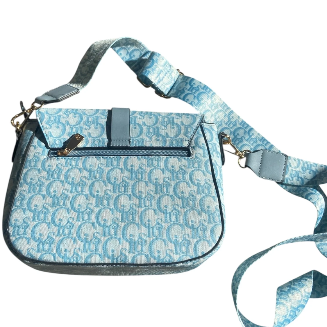 Blå axelväska  - 2