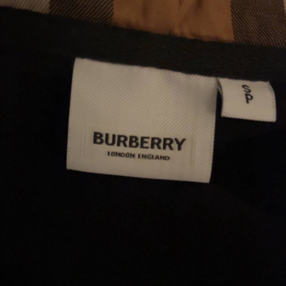 Svart Burberry hoodie med klassisk luva - 3