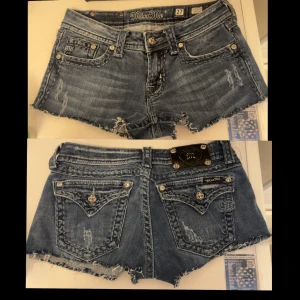 miss me shorts  - miss me jeans klippta till shorts❤️ inga defekter + knappt använda, midjemått ungefär 34-35 cm. kans sälja för 480 vid snabb affär 😁 