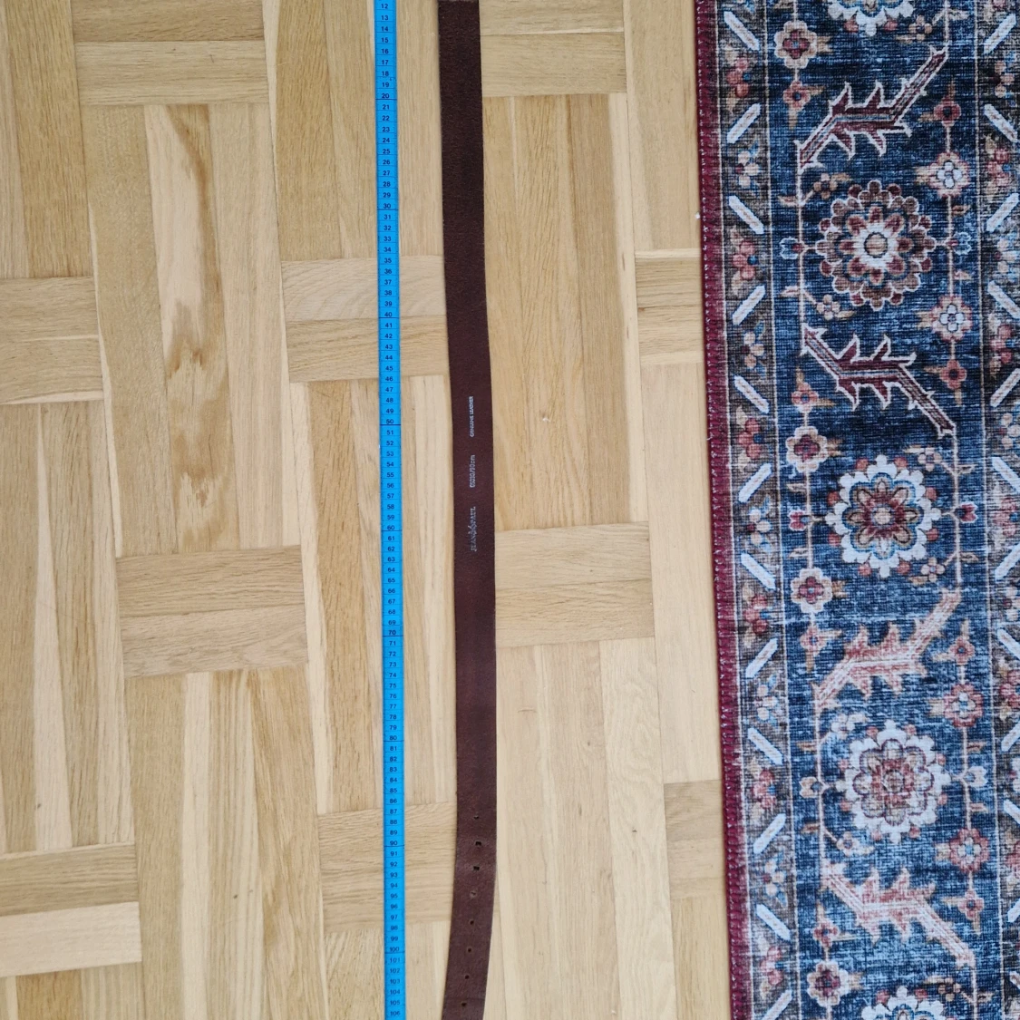 Brunt skärp från Jean Paul i skinn - 3