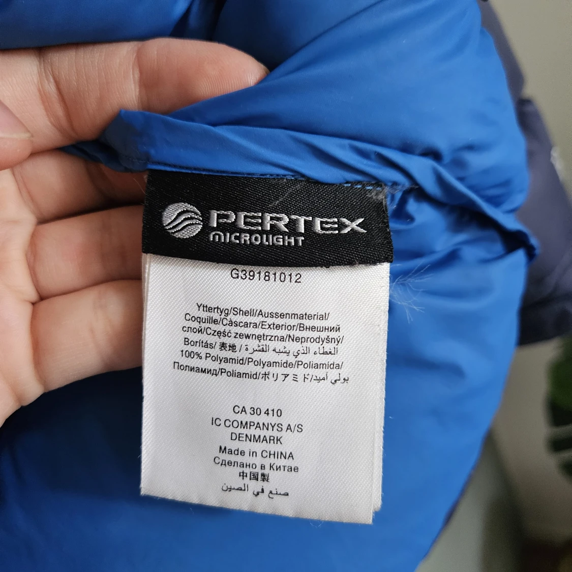 Mörkblå dunjacka Peak Performance S - 3