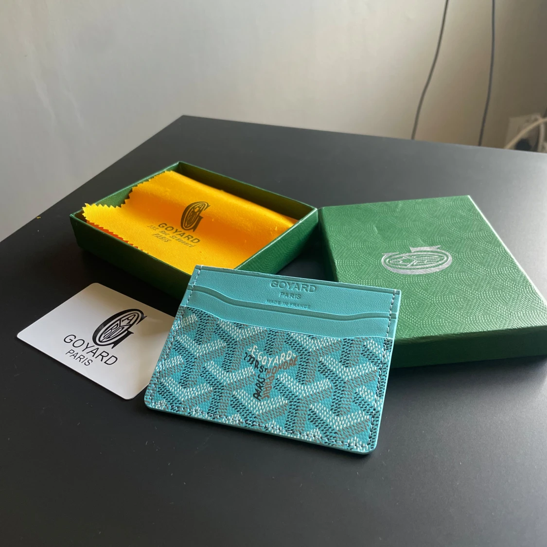 Ljusblå cardholder