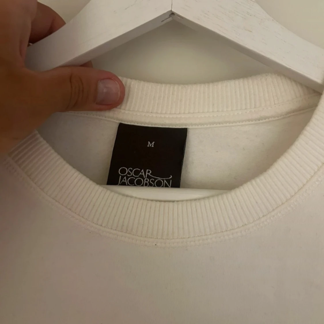 Vit sweatshirt från Oscar Jacobson - 1