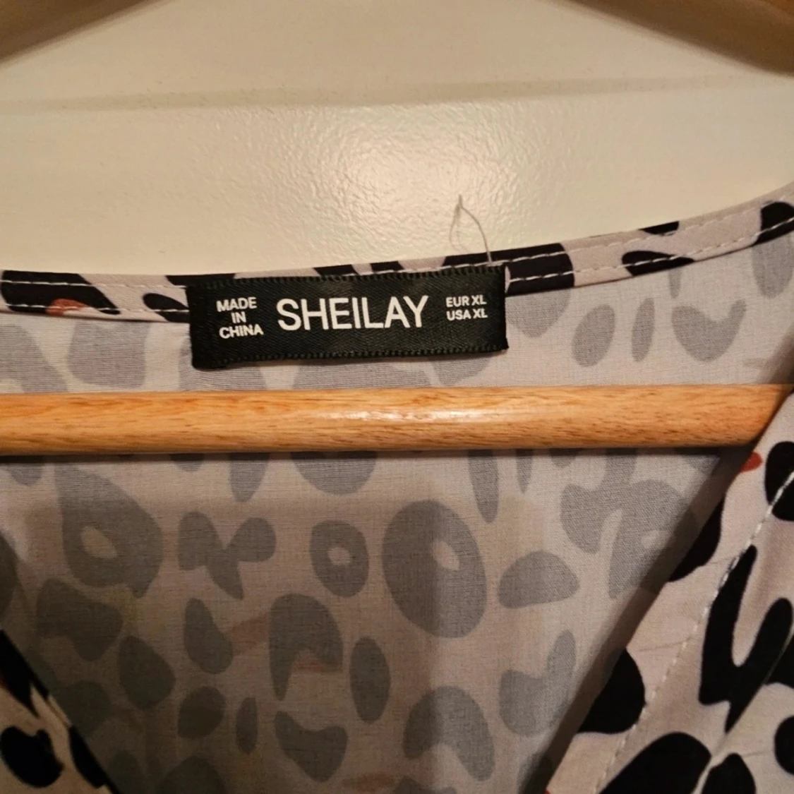 Leopardmönstrad långklänning Sheilay XL - 2