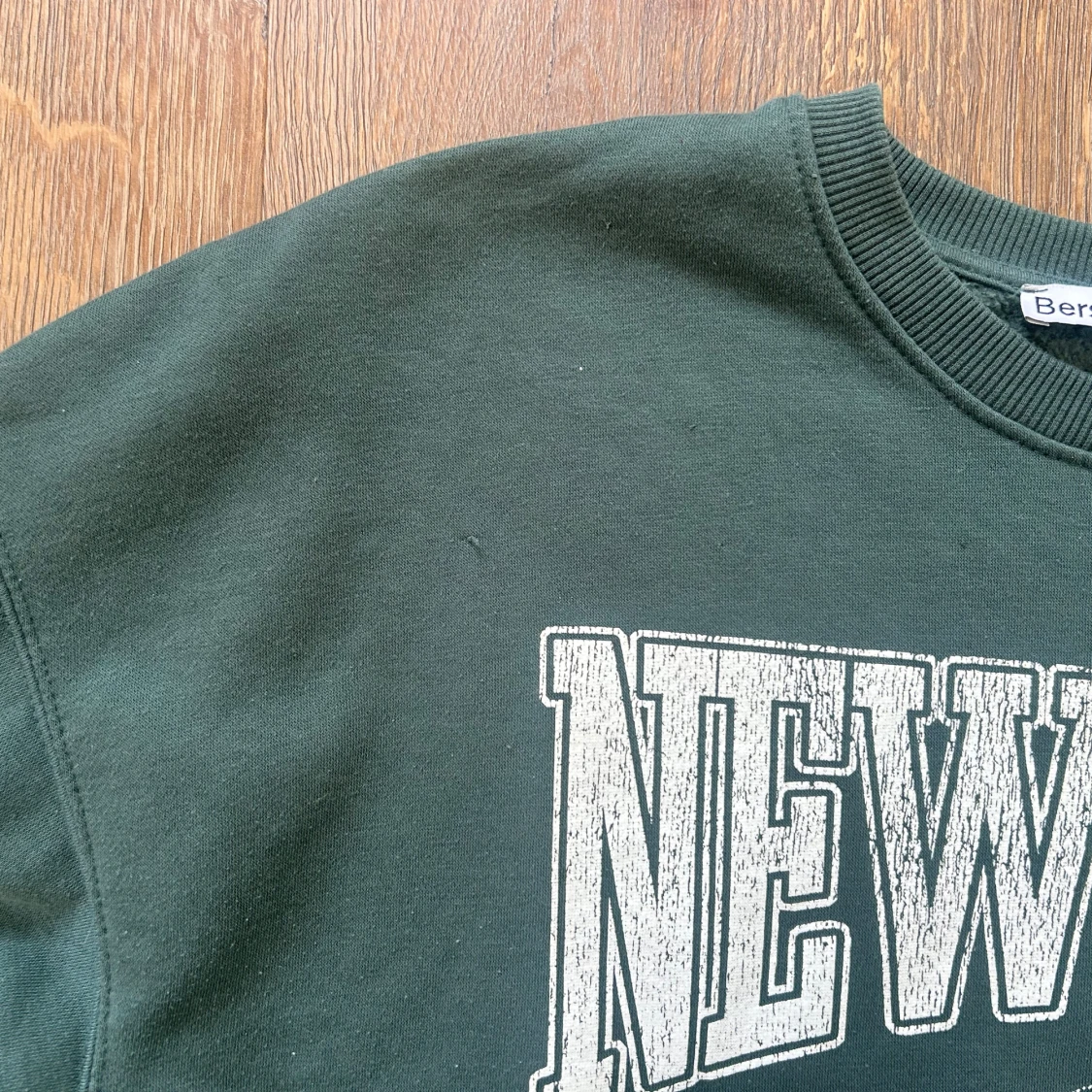 Bershka Sweatshirt Pullover Grön - 4