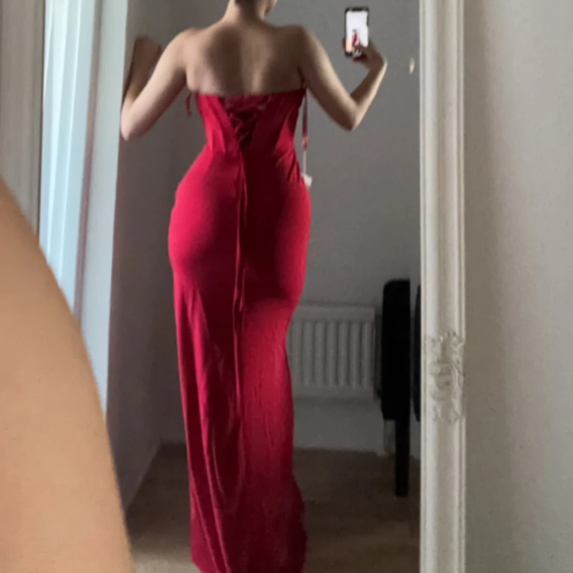 Röd balklänning - 1