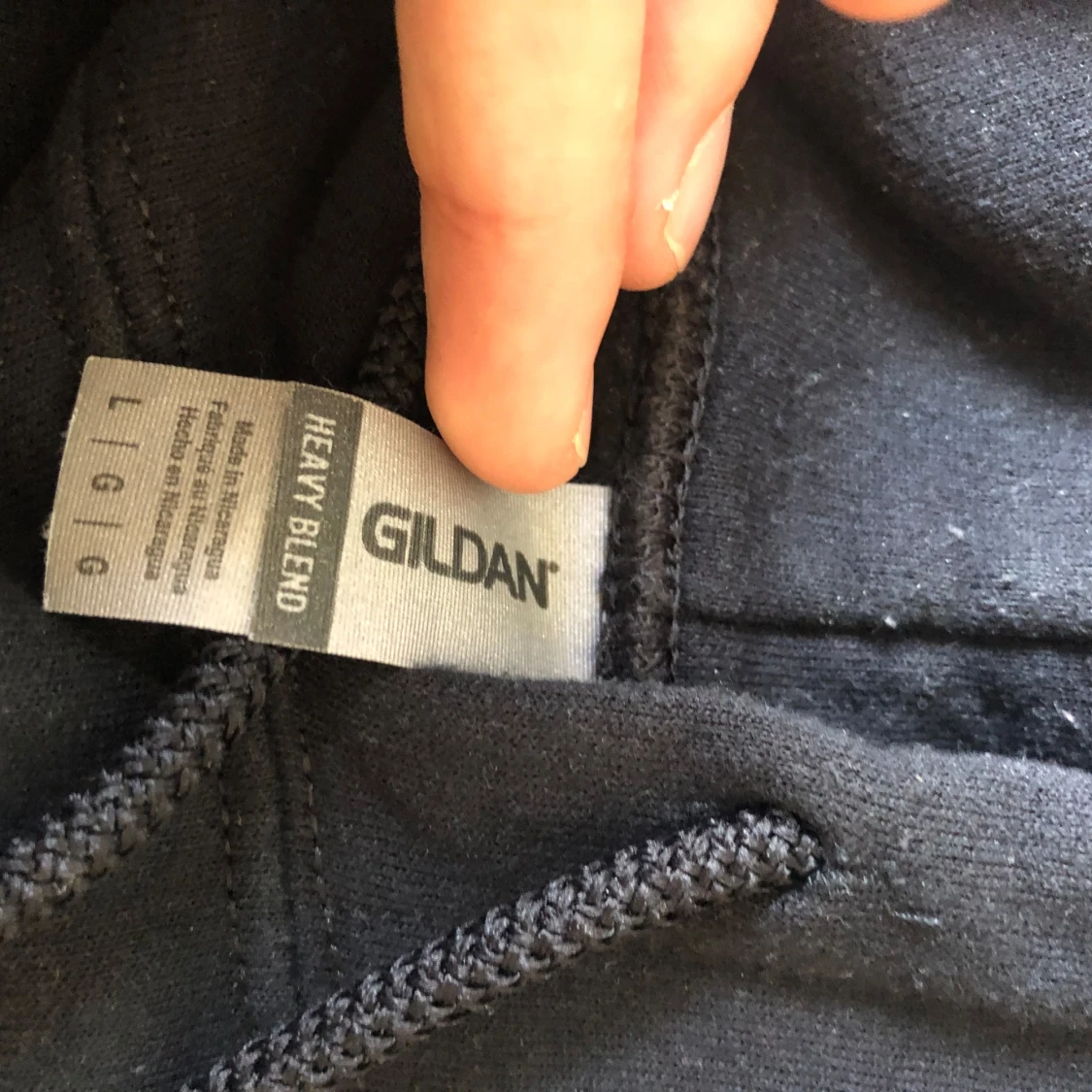 Svart hoodie Never Ending Game Gildan - 2