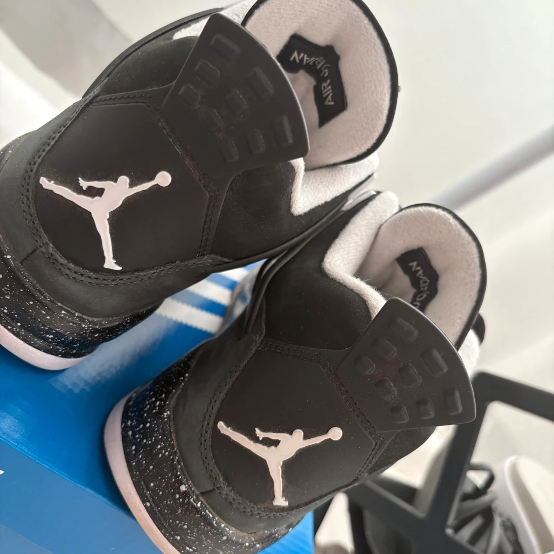Nike Air Jordan 4 svart/grå sneakers - 1