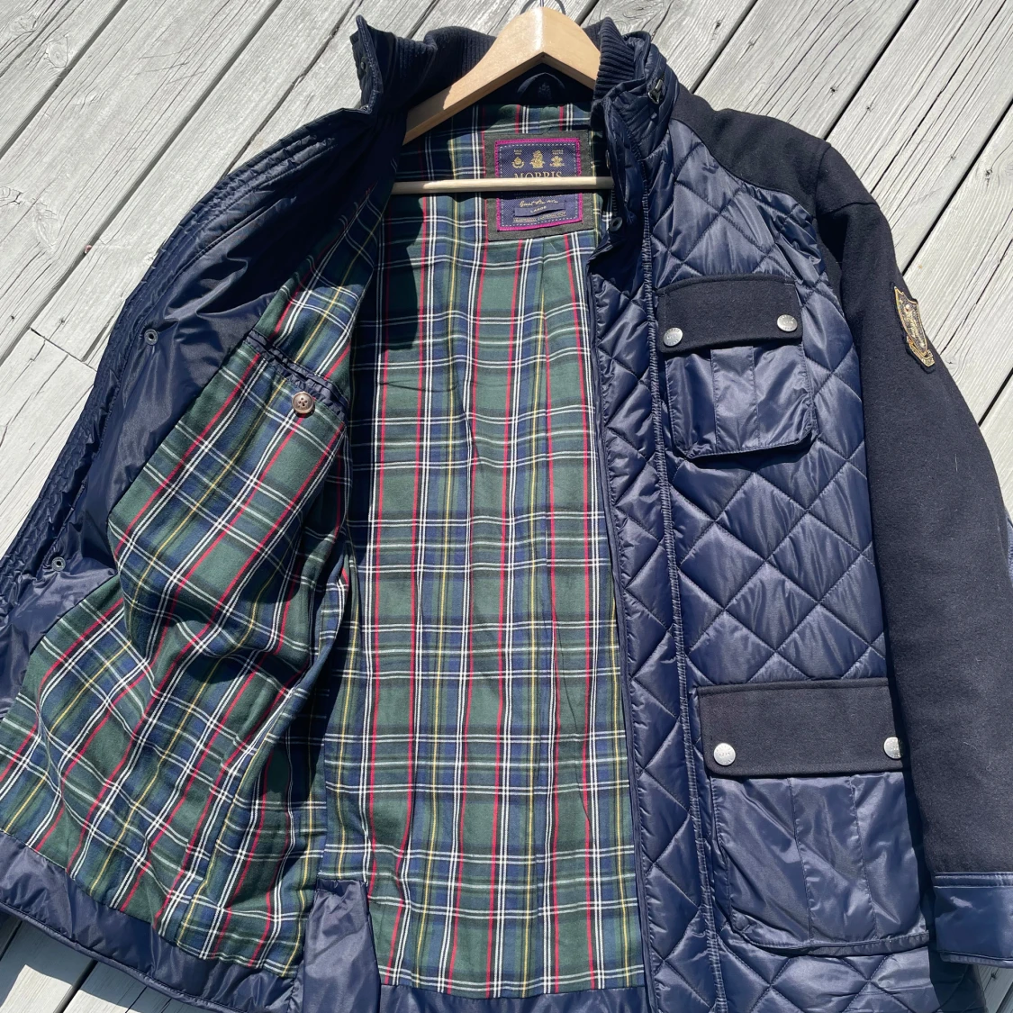 Morris Cardigan Jacka Blå - 2